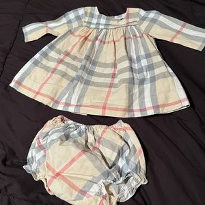 Beautiful baby Burberry dress 9month size